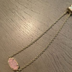 Kendra Scott Pink Drusy Eliana Bracelet